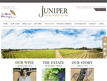 Tablet Screenshot of juniperestate.com.au